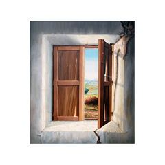 Ricordi d'infanzia - olio su tela 60x70 cm.